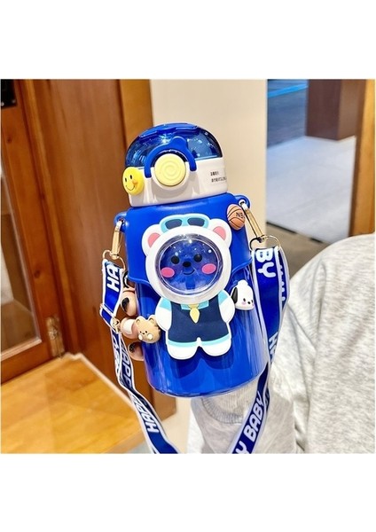 Çocuk Termos Bardak Paslanmaz Çelik Ayı Su Bardağı Çapraz Pipetli Bardak (Yurt Dışından) fiyatları