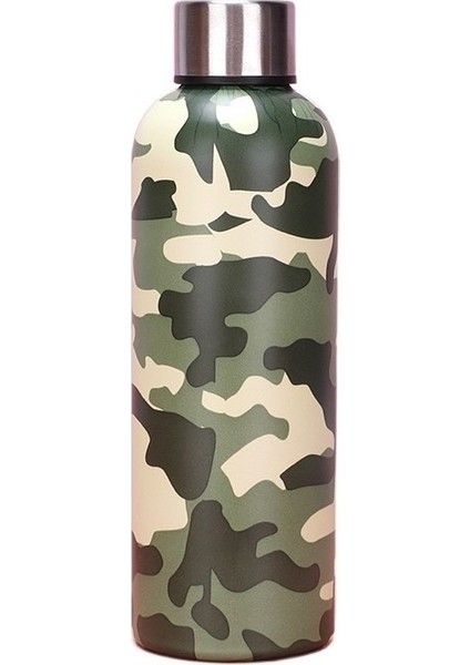 Mermer Desenli Su Şişesi Paslanmaz Çelik Termos Bardak Su Isıtıcısı (Yurt Dışından)