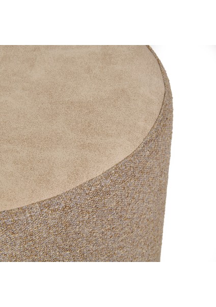 Milan Puf - Krem - 42X40X40 cm modelleri