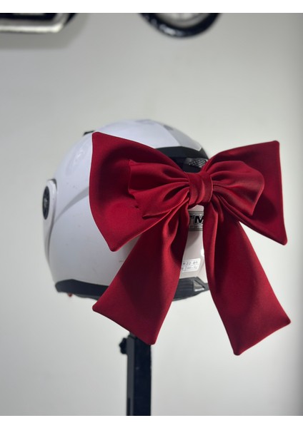 Motor & Motosiklet Kırmızı Çift Fiyonk Kask Aksesuarı Kask Dış Aksesuar modelleri