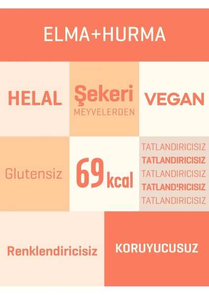 Hurma Meyve Barı 24 Adet | Sağlıklı Atıştırmalıklar – Vegan, Glutensiz, Koruyucusuz (20GR X 24 ADET) fırsatları