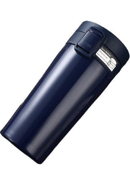 Paslanmaz Çelik Termos Sıçrayan Kahve Fincanı Kapaklı Su Bardağı (Yurt Dışından)