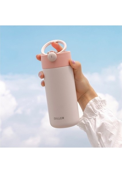 Yaratıcı Saplı ve Kullanışlı Su Bardağına Sahip Sevimli Termos Bardak (Yurt Dışından) fiyatları