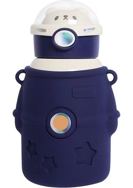 Paslanmaz Çelik Termos Bardak Çocuk Pipetli Su Isıtıcısı (Yurt Dışından)