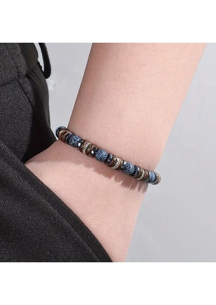 Akik ve Hematit Doğal Taş Bileklik indirimleri