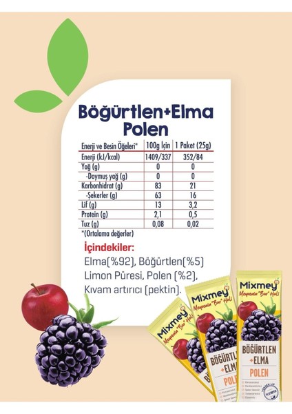 Bee Polen Böğürtlen Meyve Barı 24 Adet | Sağlıklı Atıştırmalıklar – Glutensiz (25GR X 24 ADET) modelleri