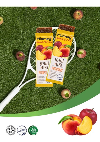 Bee Propolis Şeftali Meyve Barı 24 Adet | Sağlıklı Atıştırmalıklar – Glutensiz (25GR X 24 ADET) indirimleri
