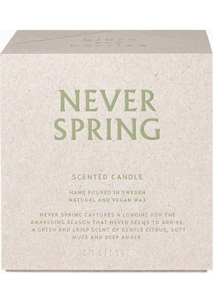 Björk & Berrıes Never Spring Scented Candle, Doğal Bahar Esintili Mum fiyatları