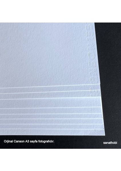 Resim Kağıdı, Sulu Boya Kağıdı, A3 (297X420MM) 200GR-30 Sayfa