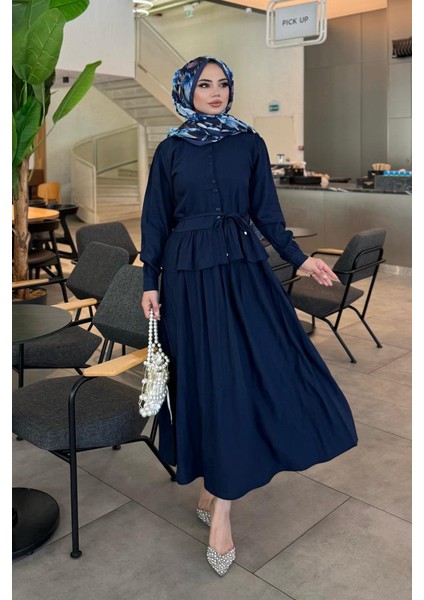 Fırfırlı Etek Gömlek Ikili Takım modelleri