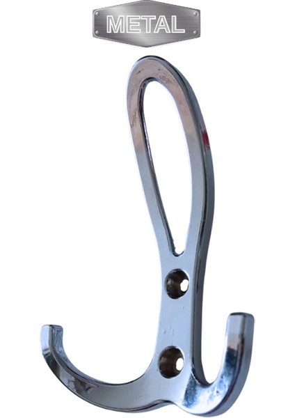 Metal Okyanus Krom Portmanto Askısı Duvar Tipi – 5’li fiyatları