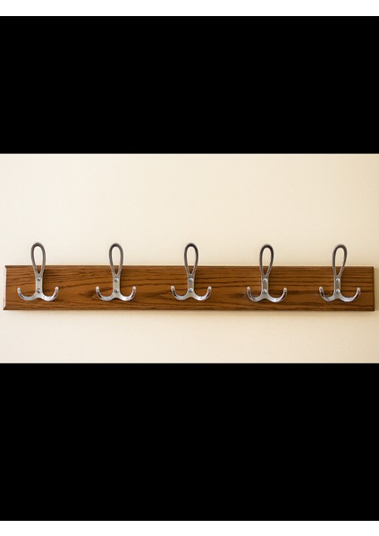 Metal Okyanus Krom Portmanto Askısı Duvar Tipi – 5’li fırsatları