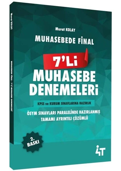 Muhasebede Final - 7’li Muhasebe Denemeleri 2. Baskı