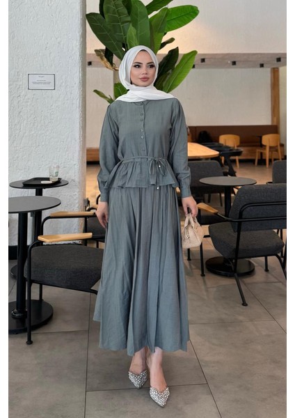 Fırfırlı Etek Gömlek Ikili Takım fiyatları