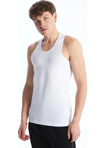 Lc Waıkıkı Beyaz U Yaka Penye Erkek Atlet 2'li fiyatları