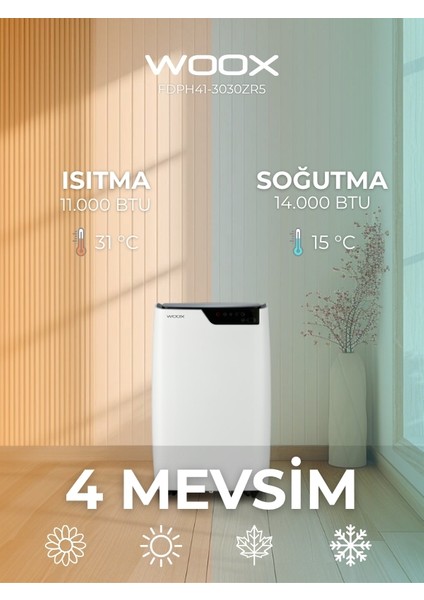 14000BTU, Isıtma & Soğutma Özellikli Taşınabilir Mobil Klima fiyatları