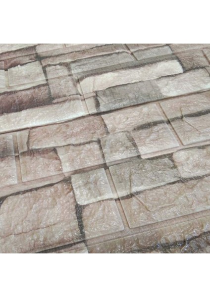 Renkliduvarlar Çok Renkli Taş Kahve Köpüğü Kendinden Yapışkanlı Esnek Duvar Paneli fiyatları