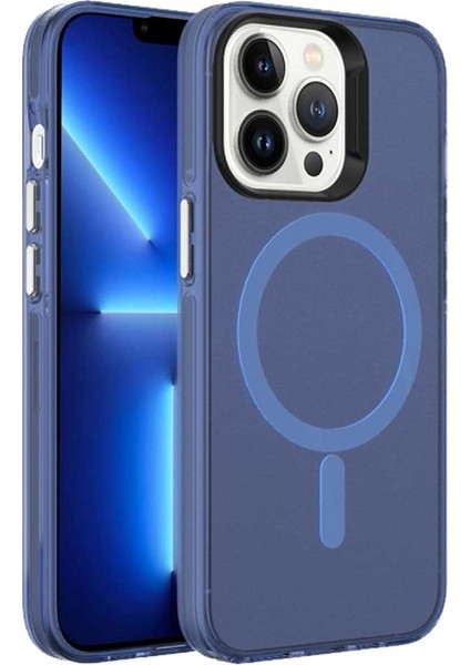 Apple iPhone 12 Pro Max Uyumlu Magsafe Buzlu Dora Kılıf