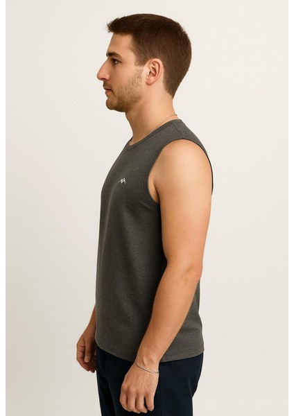 Erkek Gri Askılı T-SHIRT-D690 fiyatları