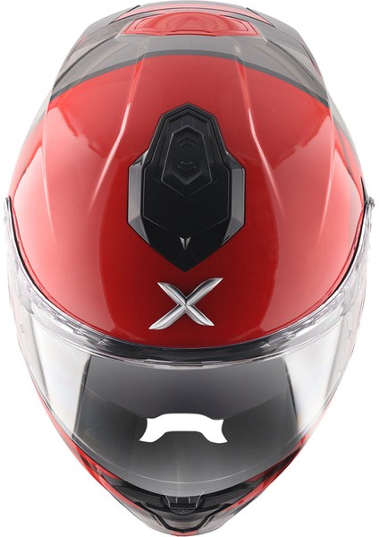 Brutale Surges Full Face Parlak Siyah Kırmızı