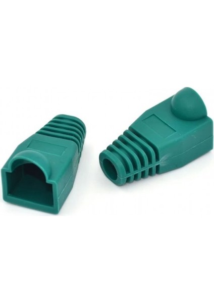 RJ45 Cover Plastik Koruyucu Kılıf Yeşil 100 Ad.