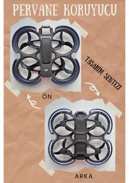 Dji Avata 2 Drone Uyumlu Esnek Pervane Koruyucu Carpisma Onleyici Koruma Aksesuar Aparat Güvenlik fiyatları