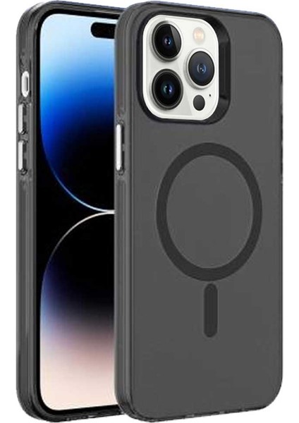 Apple iPhone 12 Pro Max Uyumlu Magsafe Buzlu Dora Kılıf