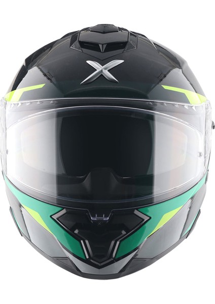 Brutale Kryptıc Full Face Parlak Siyah Yeşil indirimleri