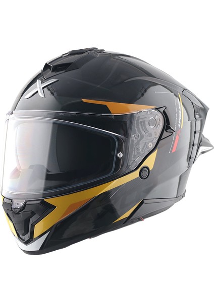 Brutale Kryptıc Full Face Parlak Siyah Sarı fırsatları