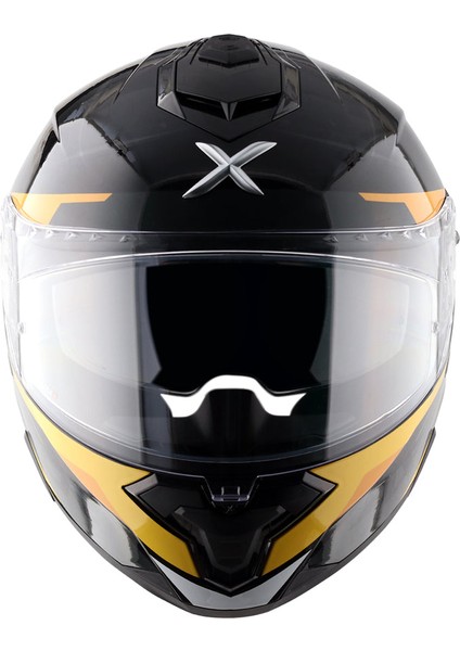 Brutale Kryptıc Full Face Parlak Siyah Sarı indirimleri