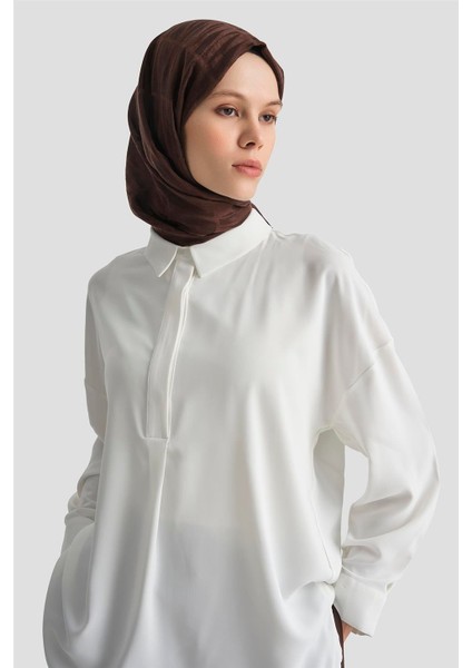 Gömlek 25KD7001 Ekru modelleri