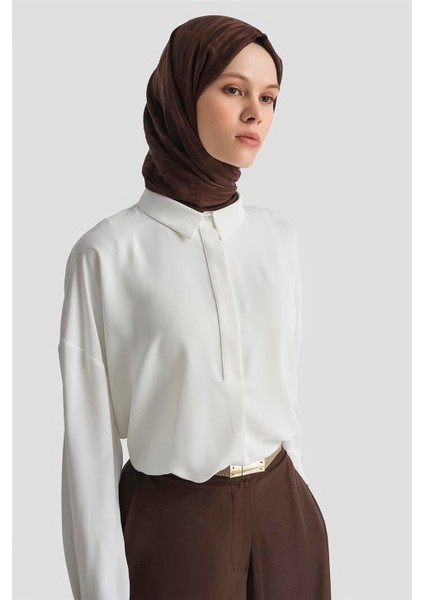 Gömlek 25KD7001 Ekru indirimleri