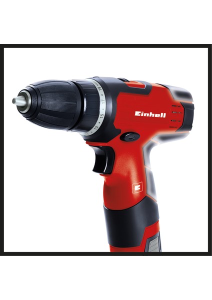 Akülü Vidalama TH-CD 12-2 Li (12 V, 1,3 Ah, 24 Nm, hızlı durdurma, 2 vitesli şanzıman, 20 tork ayarı, mil kilidi, taşıma çantası dahil) - 4513660 fırsatları