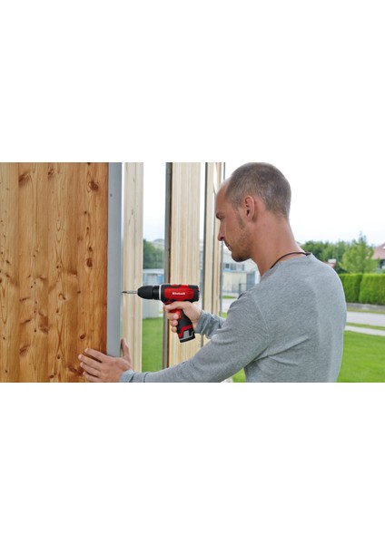 Akülü Vidalama TH-CD 12-2 Li (12 V, 1,3 Ah, 24 Nm, hızlı durdurma, 2 vitesli şanzıman, 20 tork ayarı, mil kilidi, taşıma çantası dahil) - 4513660