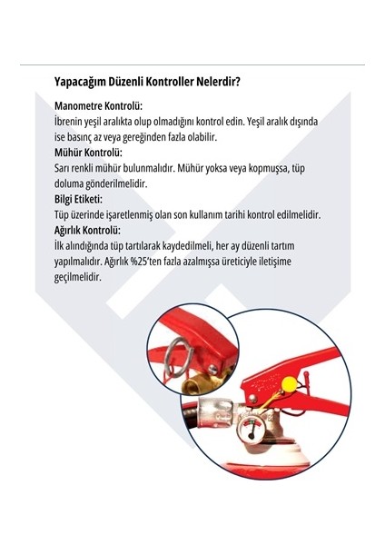 Ruhsata Uygun Yangın Söndürme Tüpü 6 kg Kuru Kimyevi Tozlu fiyatları