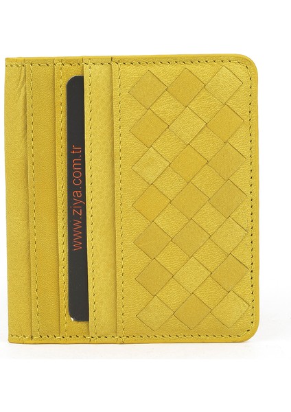 , Hakiki Deri Kartlık 1539852Z01 Sarı
