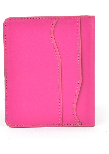 , Unisex Hakiki Deri Kartlık 1539852Z02 Fuşya fırsatları