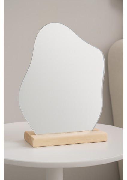 Kişiselleştirilmiş Pinterest Ahşap Standlı Makyaj Aynası fiyatları