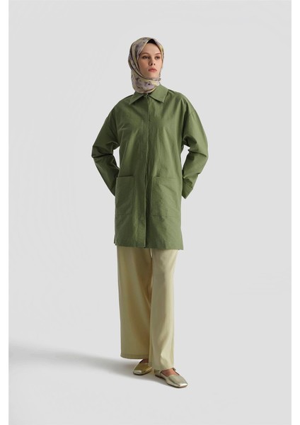 Pamuk Karışımlı Kap 25KD4008 Haki indirimleri