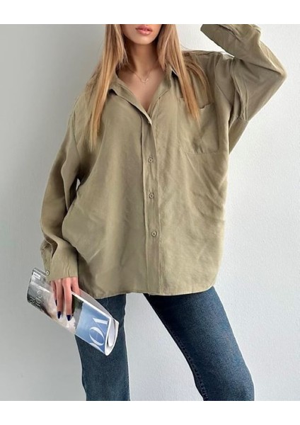 Modal Dokulu Oversize Gömlek fırsatları