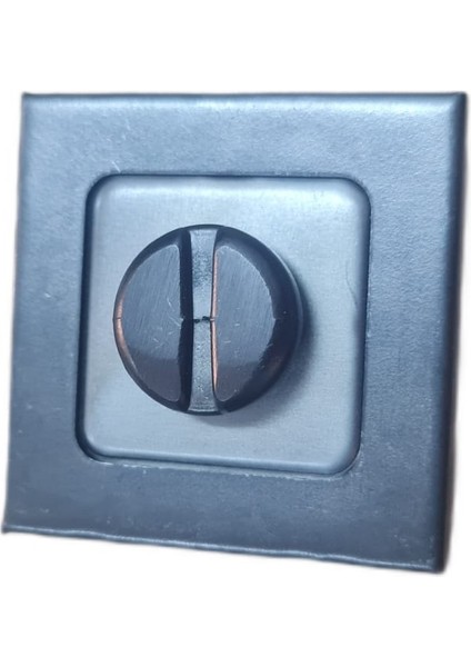 Piramit Rozetli Antrasit Wc Kolu / 2 Takım modelleri