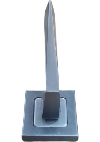 Piramit Rozetli Antrasit Wc Kolu / 2 Takım indirimleri