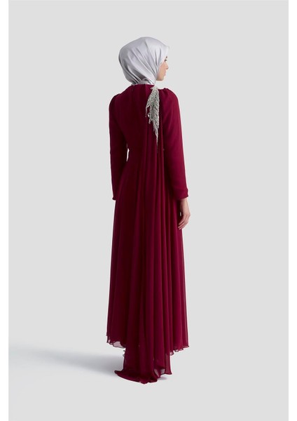 Abiye 25YD9183 Bordo fırsatları