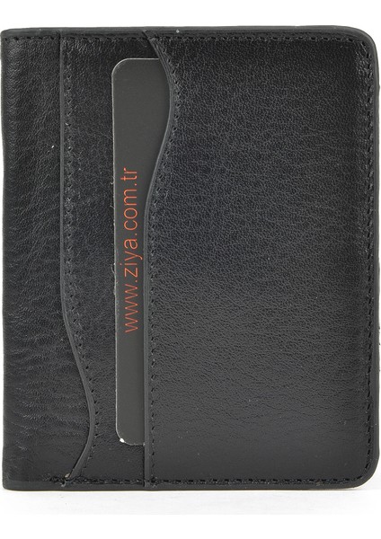 , Unisex Hakiki Deri Kartlık 1539852Z02 Siyah