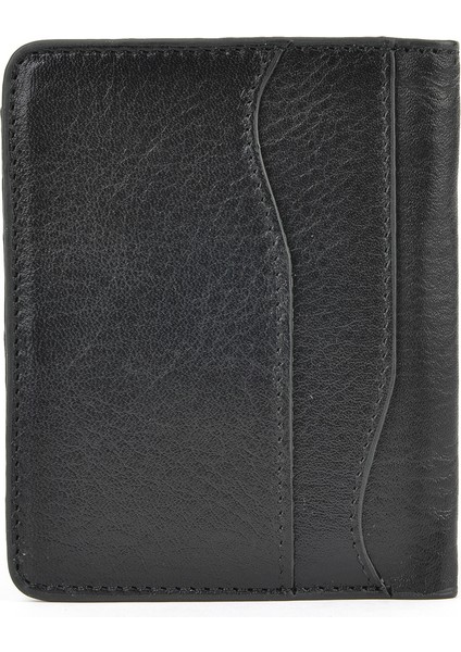 , Unisex Hakiki Deri Kartlık 1539852Z02 Siyah fırsatları