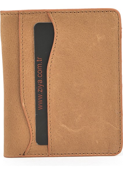, Unisex Hakiki Deri Kartlık 1539852Z02 Kahve