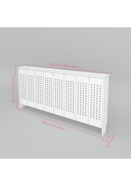 Kalorifer Petek Kaplama Dresuar ( 160 cm ) Petek Önü Dresuar BPKM003