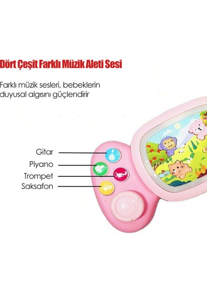Işıklı Sesli Müzikli Piyano Oyun Konsolu Aktivite Oyuncağı modelleri