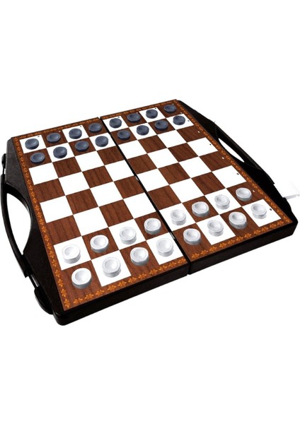 Çantalı 3'lü Oyun Seti ( Satranç-Dama-Tavla) modelleri