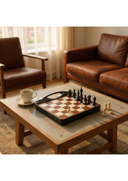 Çantalı 3'lü Oyun Seti ( Satranç-Dama-Tavla) indirimleri